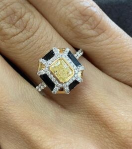 Radiant Engagement Promise Ring
