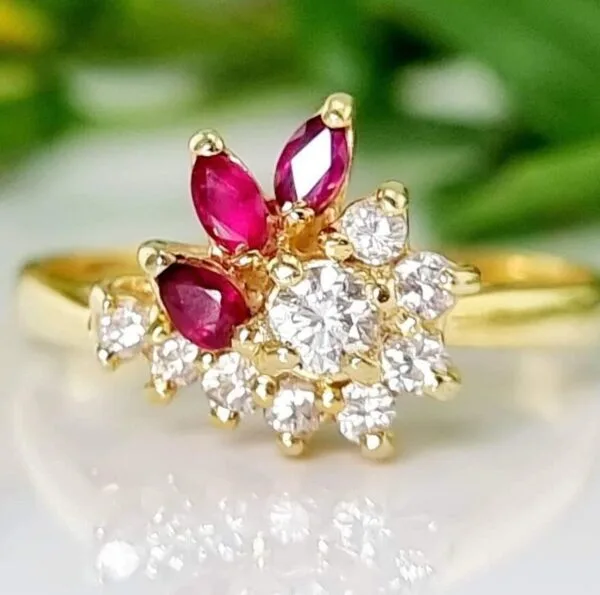 Round Party Wear Ring