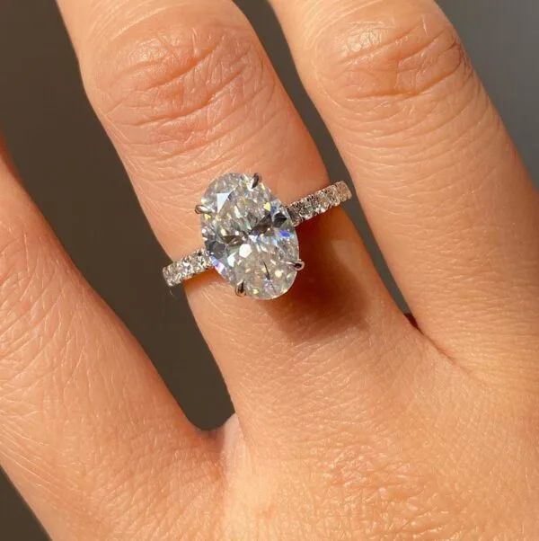Oval Solitaire Engagement Ring