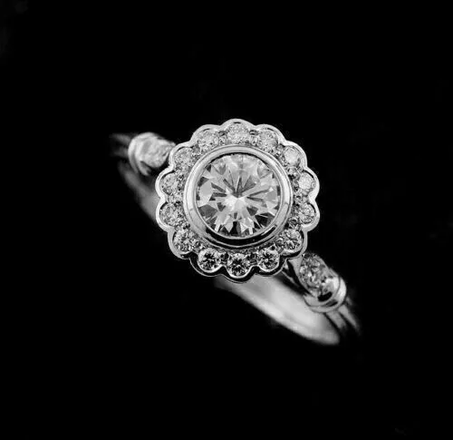 Round Party Wear Ring