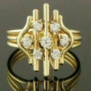 Round Solitaire Anniversary Ring