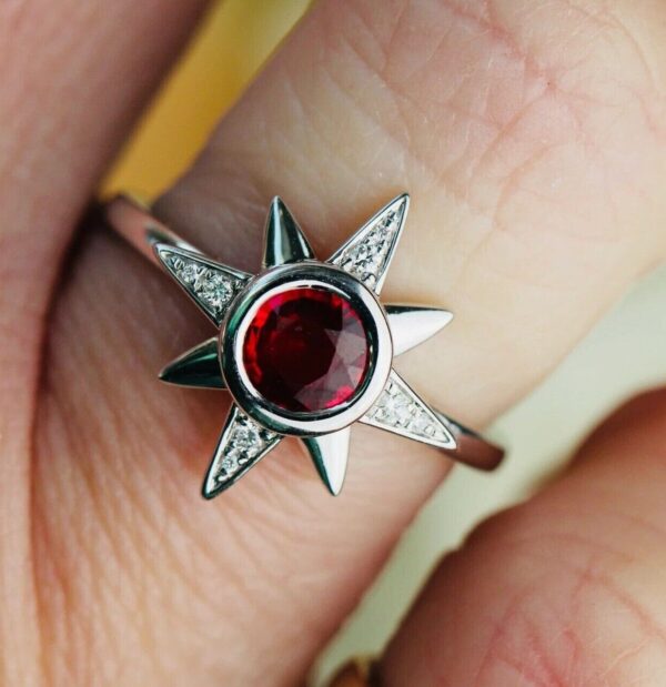 Round Bezel Anniversary Ring