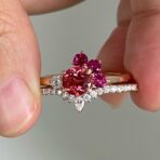 Round Solitaire Ring Set