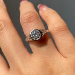 Round Bezel Wedding Ring