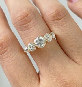 Round Solitaire Anniversary Ring