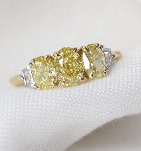 Oval Anniversary Gift Ring