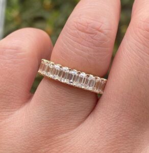 Emerald Full Eternity Ring