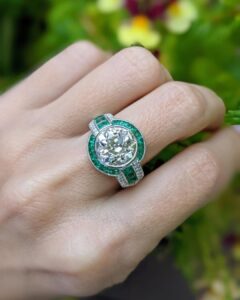 Round Bezel Proposal Ring