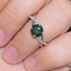 Round Solitaire Anniversary Ring