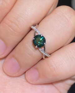 Round Solitaire Anniversary Ring