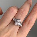 Marquise Half Bezel Ring