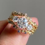 Round Wedding Ring Set