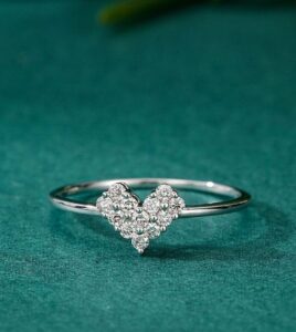 Round Cluster Promise Ring