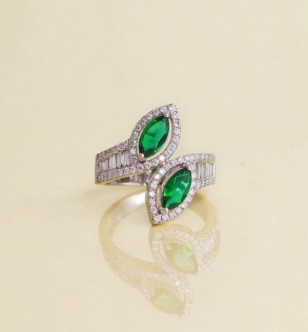 Marquise Halo Wedding Ring