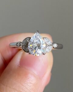 Pear Solitaire Engagement Ring