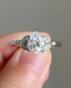 Pear Solitaire Engagement Ring