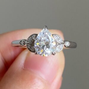 Pear Solitaire Engagement Ring