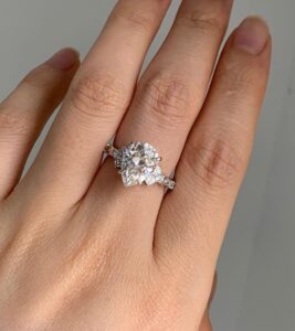 Pear Solitaire Engagement Ring