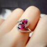 Pear Two Stone Ring