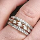 Round Solitaire Anniversary Ring