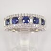 Round Half Eternity Ring
