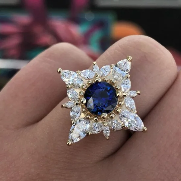 Round Solitaire Wedding Ring