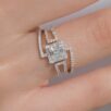 Baguette Solitaire Promise Ring