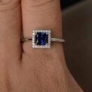 Princess Halo Anniversary Ring