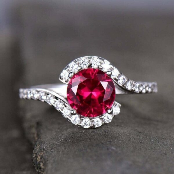 Round Tension Anniversary Ring
