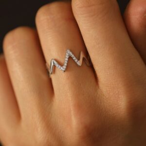 Round Pave Promise Band
