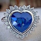 Heart Bezel Promise Ring