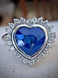 Heart Bezel Promise Ring