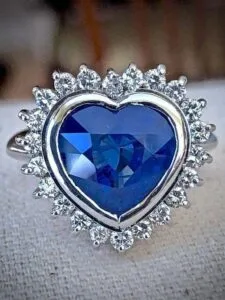 Heart Bezel Promise Ring
