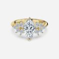 Marquise Solitaire Anniversary Ring