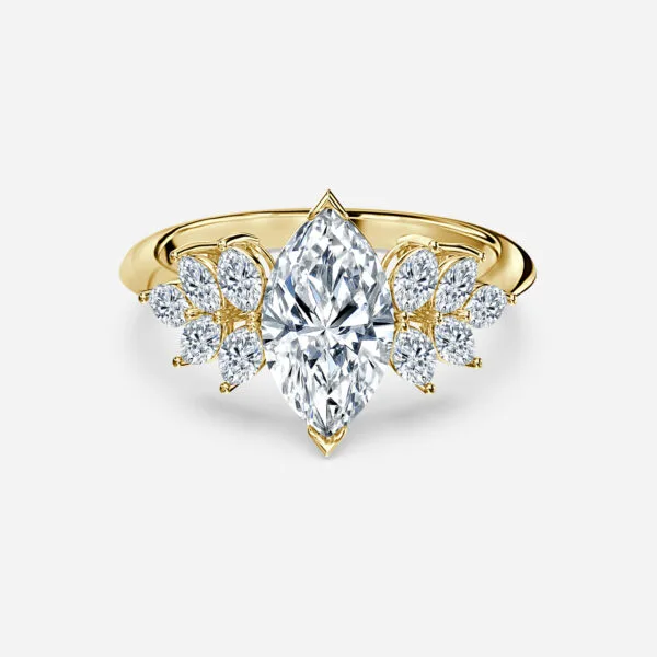 Marquise Solitaire Anniversary Ring