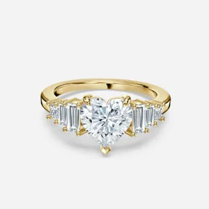 Heart Solitaire Proposal Ring