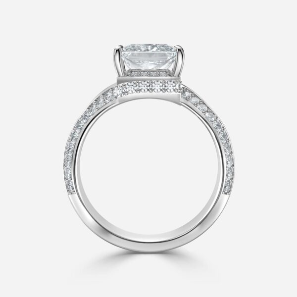 Awesome 2.88Ct Princess Cut Solitaire Best Birthday Gift Ring For Her | Elegant Gift - Image 2