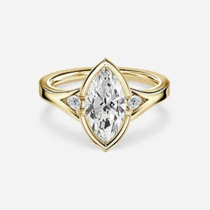 Marquise Cut Bezel Ring