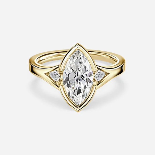 Marquise Cut Bezel Ring