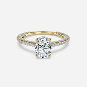 Oval Solitaire Wedding Ring