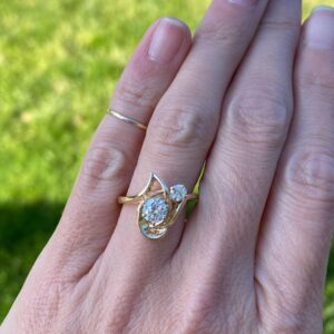 White Round Wedding Ring
