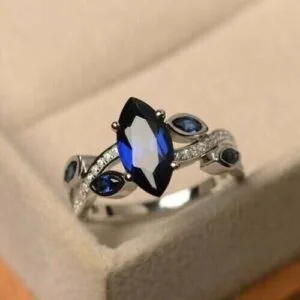 Marquise Solitaire Engagement Ring