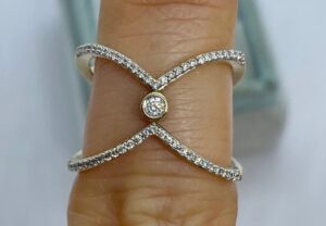 Round Bezel Birthday Ring