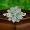 White Round Solitaire Ring