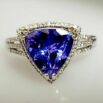 Trillion Halo Wedding Ring