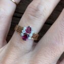 Oval Anniversary Gift Ring