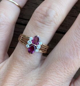 Oval Anniversary Gift Ring