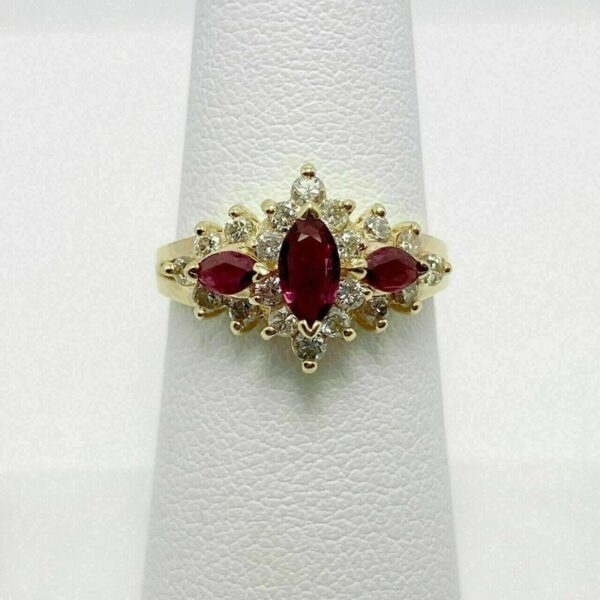 Marquise Halo Wedding Ring