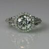 Round Halo Engagement Ring