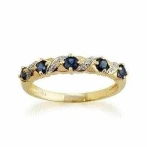 Round Cut Band Ring